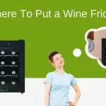 Where to put a wine fridge
