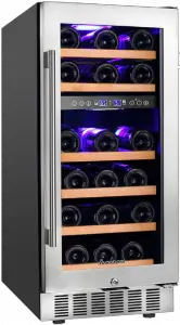 Aobosi 15" 18 Bottle Wine Cooler